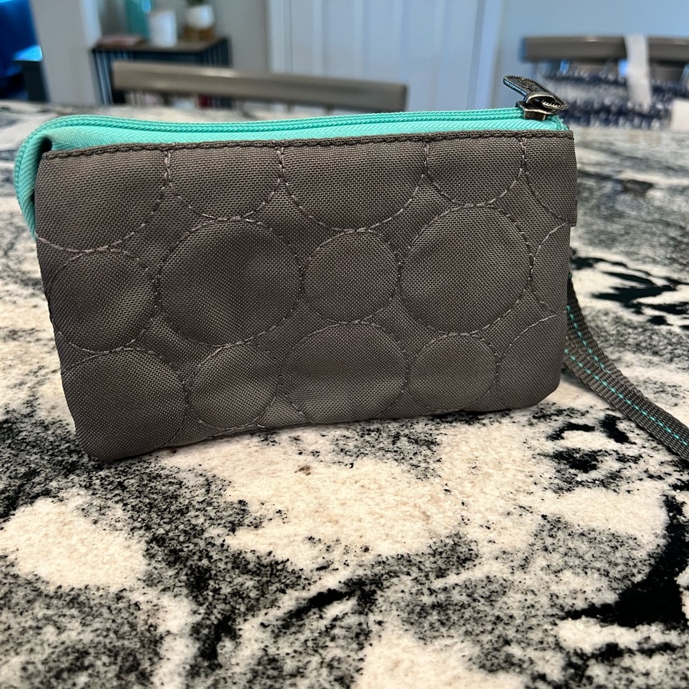 Thirty-One “Vary You” Wristlet in Gray